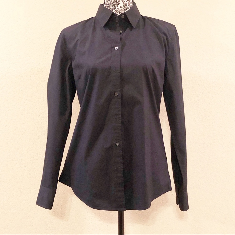 Gap Black Tailored Button Down
